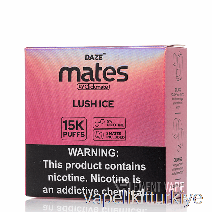 Vape Likit 7 Daze Mate Bakla Yemyeşil Buz